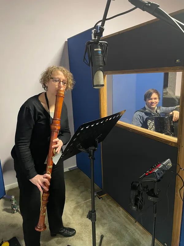 Wind instrument recording in Room A