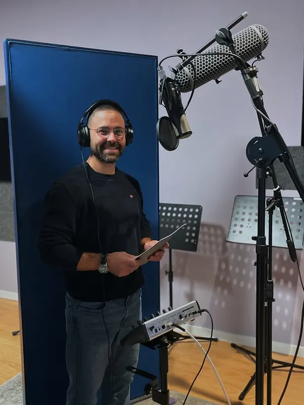 Voice-over and vocals in Room A
