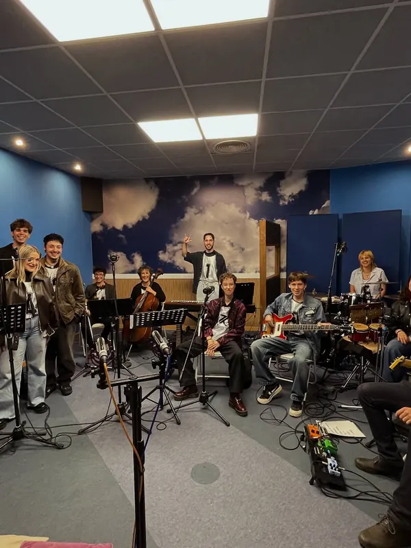 Ensemble recording in Room B